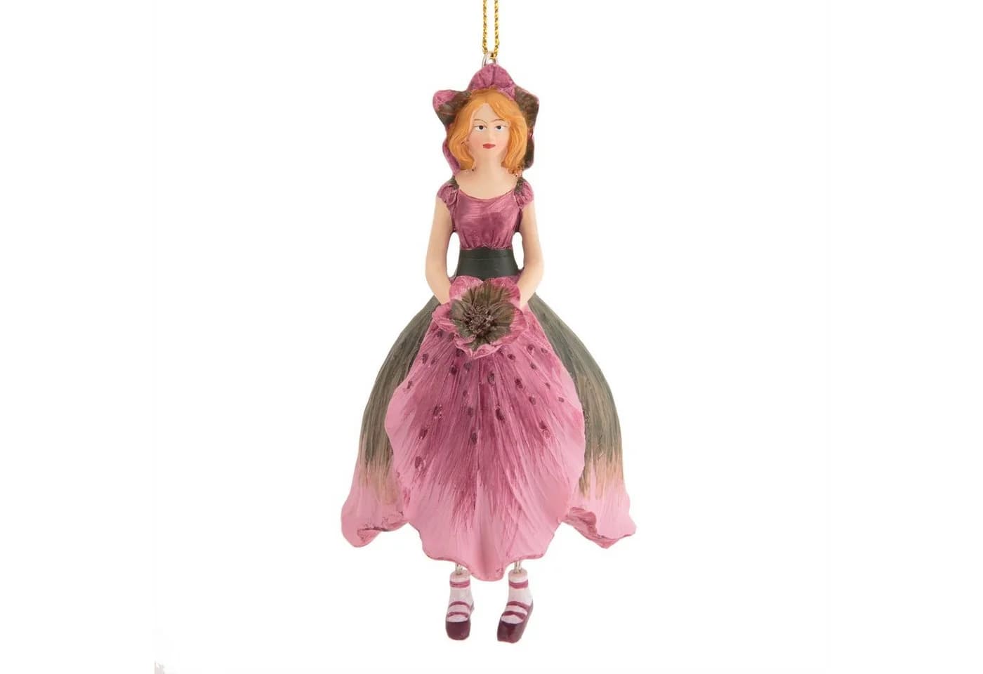 ROSEMARIE SCHULZ Heidelberg Dekofigur Christrose Rosa zum Hängen - Bild 2