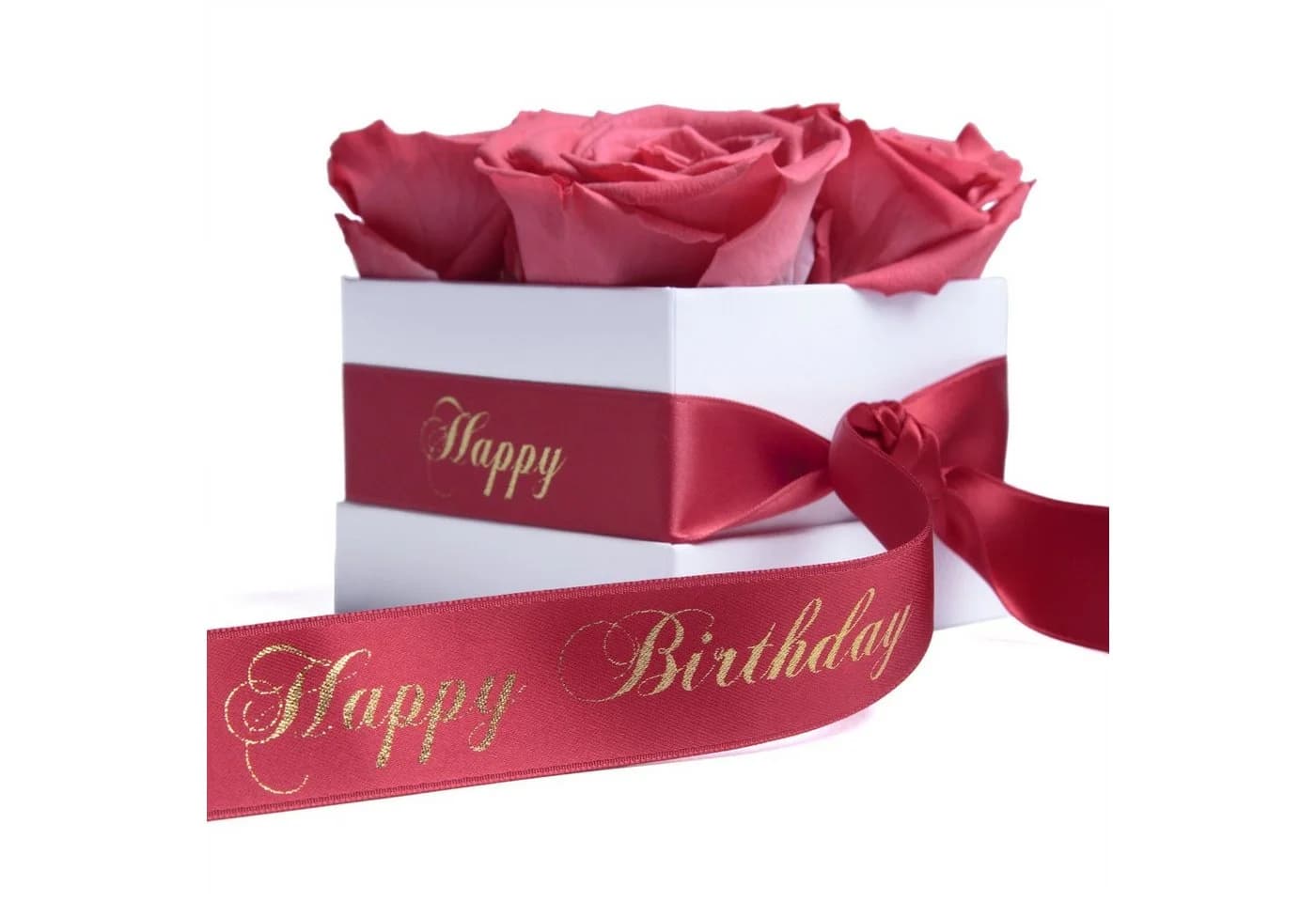 ROSEMARIE SCHULZ Heidelberg Infinity Rosenbox Happy Birthday Rot - Bild 2