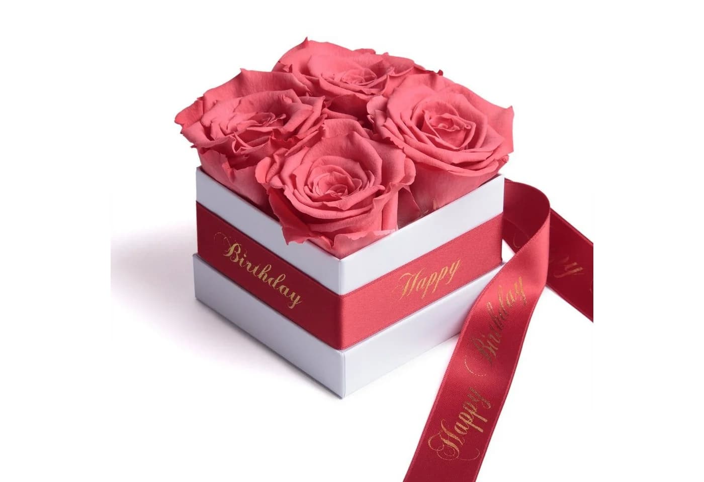 ROSEMARIE SCHULZ Heidelberg Infinity Rosenbox Happy Birthday Rot - Bild 4