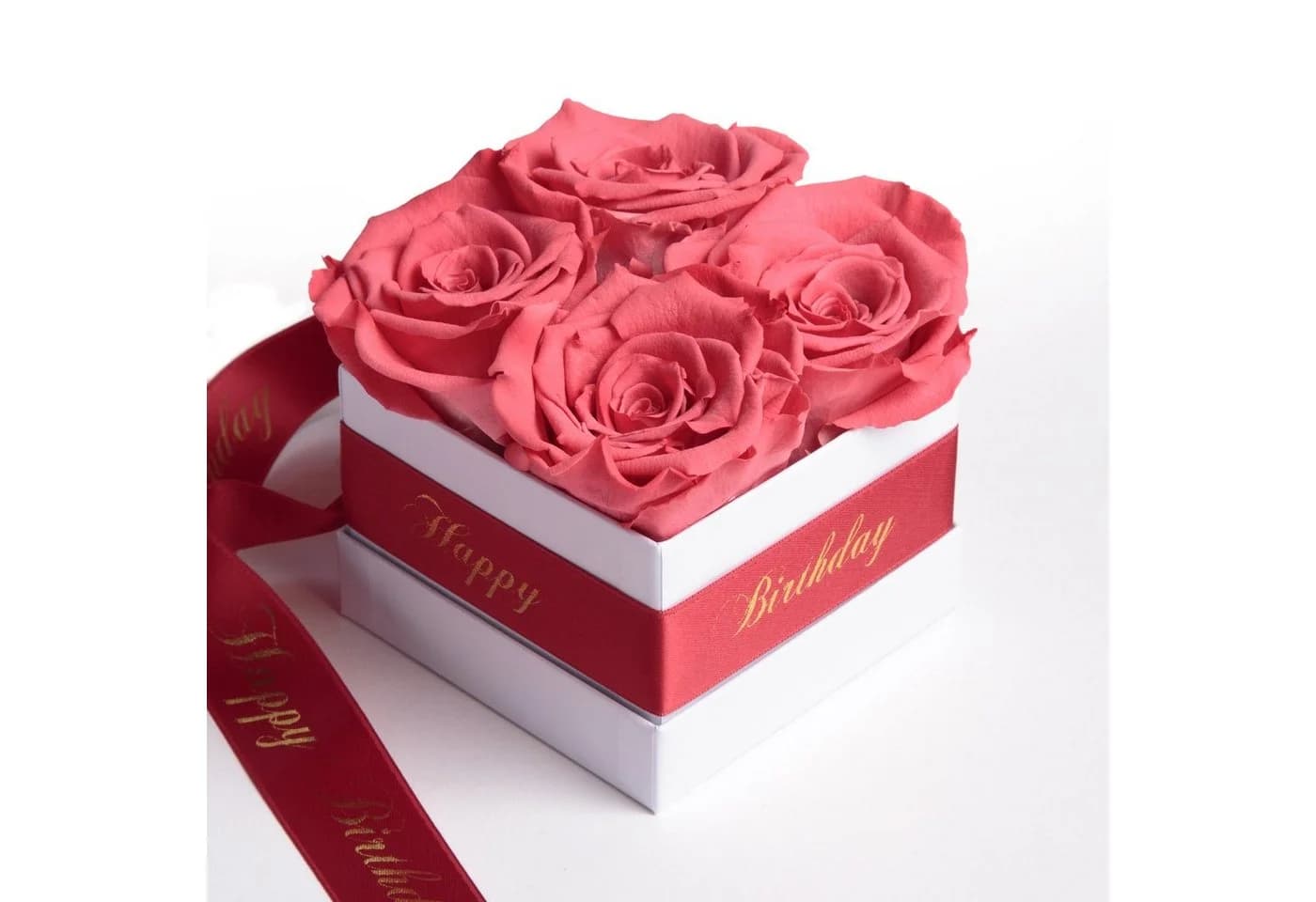 ROSEMARIE SCHULZ Heidelberg Infinity Rosenbox Happy Birthday Rot - Bild 5