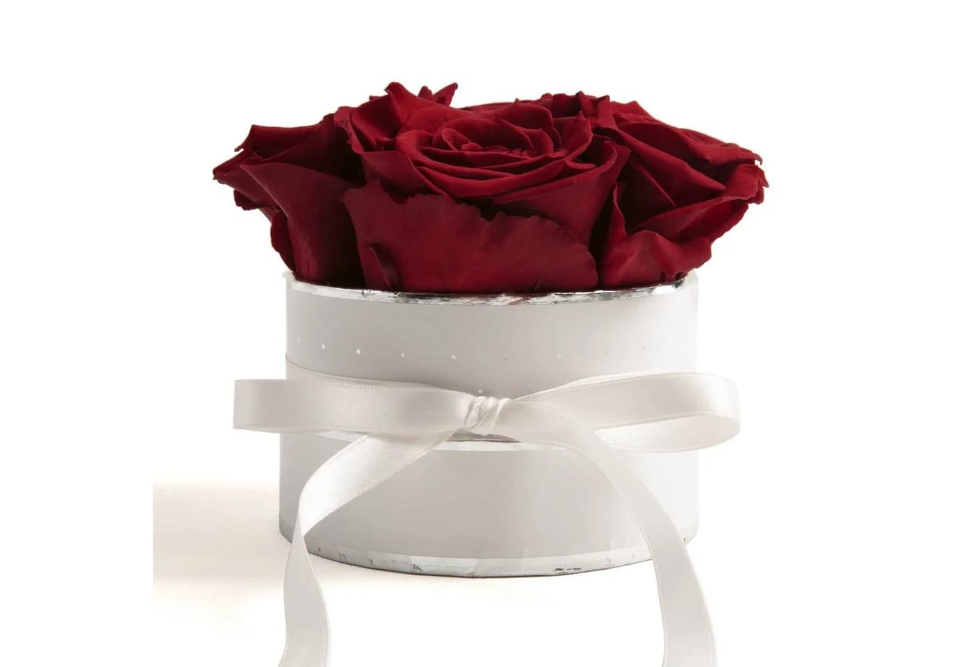 ROSEMARIE SCHULZ Heidelberg Infinity Rosenbox Dunkelrot 4 Rosen - Bild 2