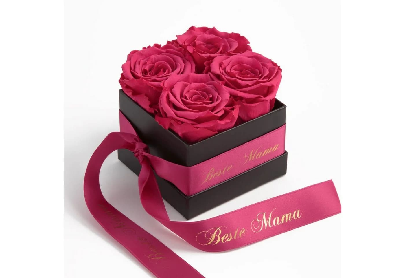 ROSEMARIE SCHULZ Heidelberg Rosenbox Beste Mama 4 Echte Kons. Rosen Rosa