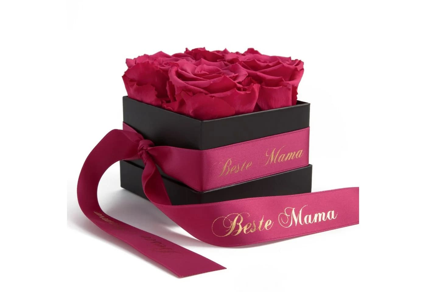 ROSEMARIE SCHULZ Heidelberg Rosenbox Beste Mama 4 Echte Kons. Rosen Rosa - Bild 3