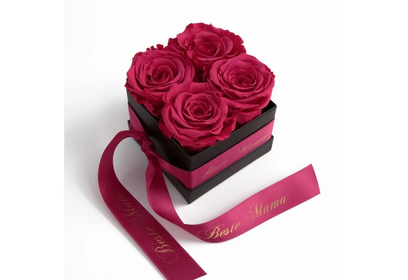 ROSEMARIE SCHULZ Heidelberg Rosenbox Beste Mama 4 Echte Kons. Rosen Rosa - Bild 4