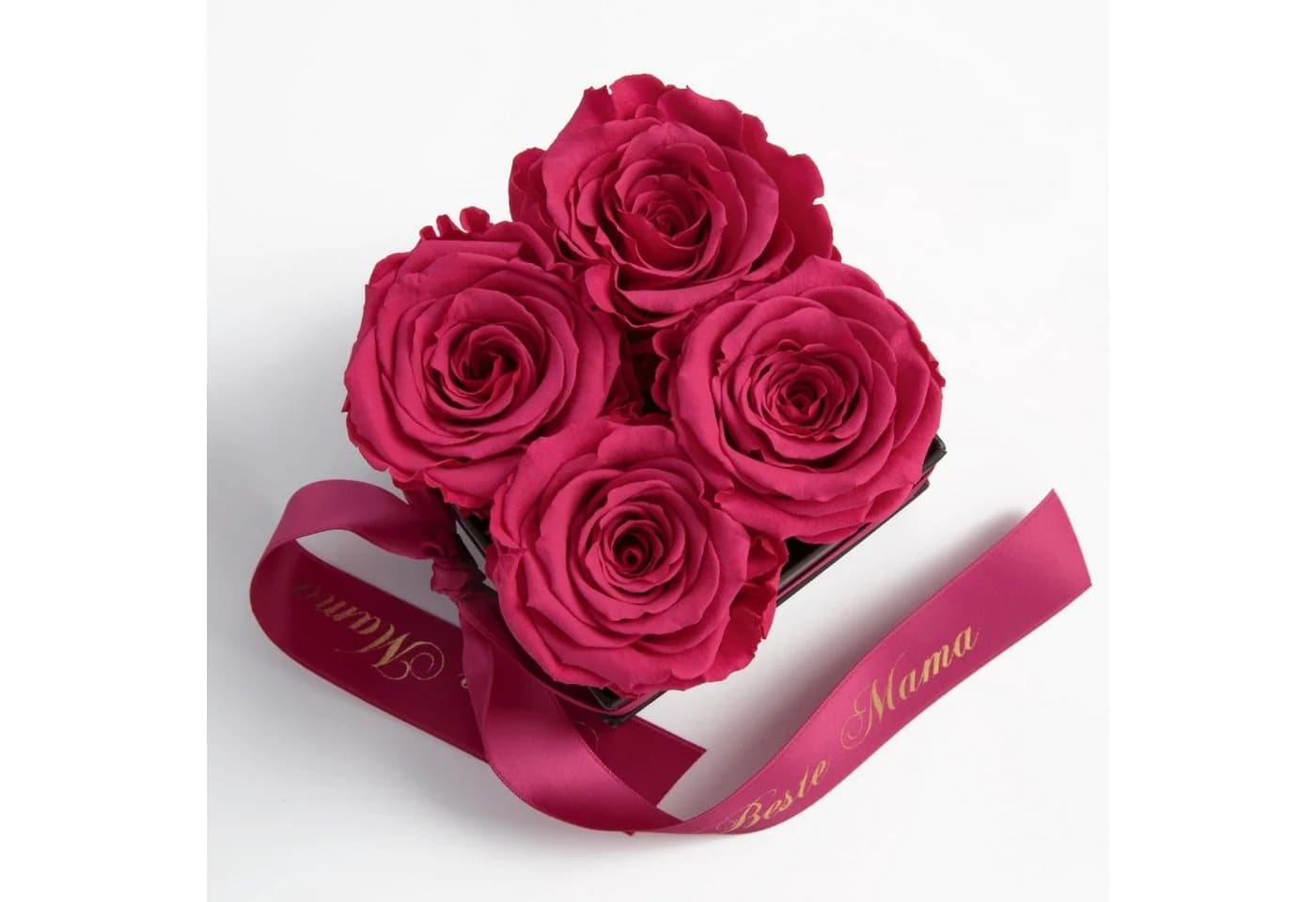 ROSEMARIE SCHULZ Heidelberg Rosenbox Beste Mama 4 Echte Kons. Rosen Rosa - Bild 5