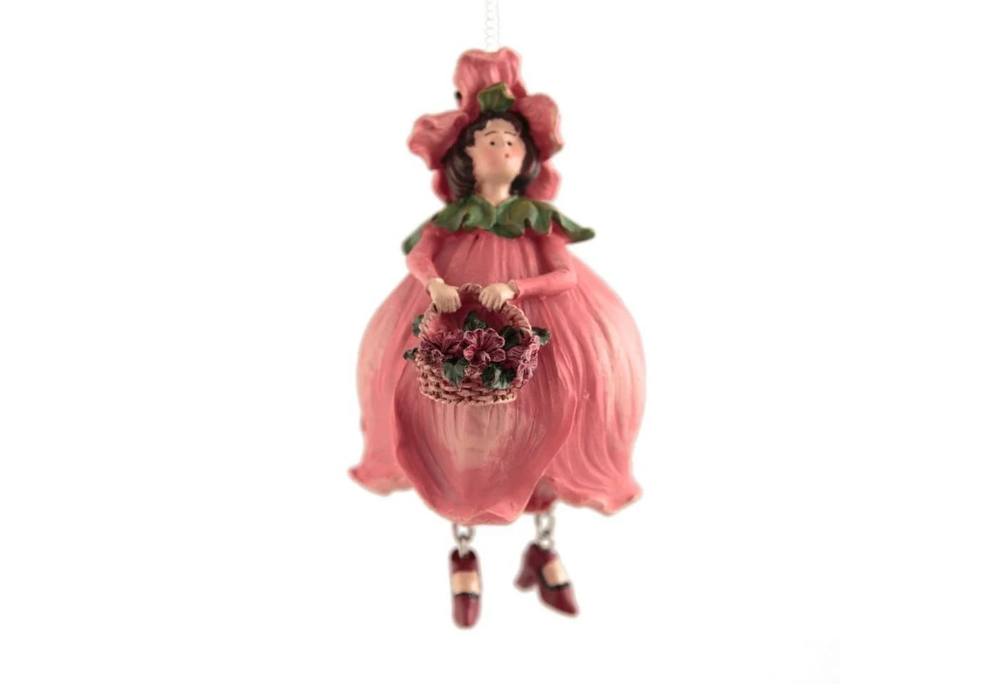 ROSEMARIE SCHULZ Heidelberg Dekohänger Mohnblumen-Mädchen Rot Kunstharz - Bild 2