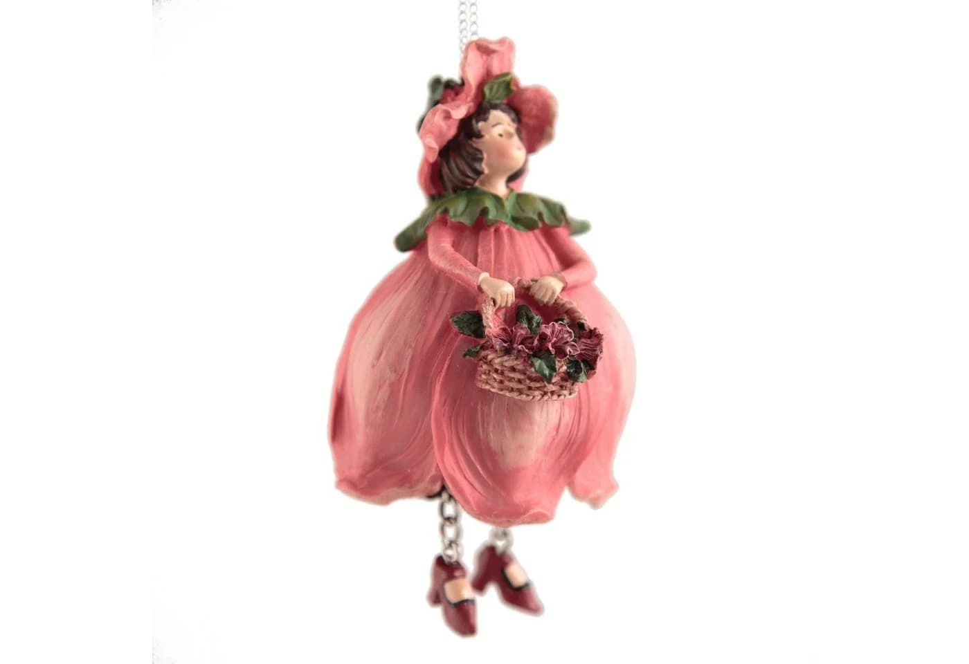 ROSEMARIE SCHULZ Heidelberg Dekohänger Mohnblumen-Mädchen Rot Kunstharz - Bild 3