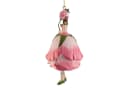ROSEMARIE SCHULZ Heidelberg Blumenmädchen Figur Rose Rosa Dekohänger Bild 3