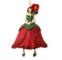 Rosemarie Schulz Heidelberg Dekofigur Blumenmädchen Mohnblume zum Hängen Bild 2