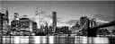 artissimo Glasbild New York Skyline Schwarz-Weiß Modern Bild 2