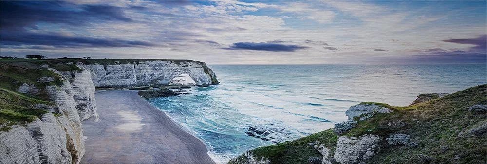 Alu-Dibond COAST VIEW Wandbild mit UV-Direktdruck