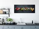 Artissimo Glasbild XXL 125x50 cm Kräuter Gewürze Bild 4