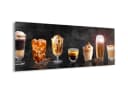 artissimo Glasbild 80x30cm Kaffee-Variationen Bild 1