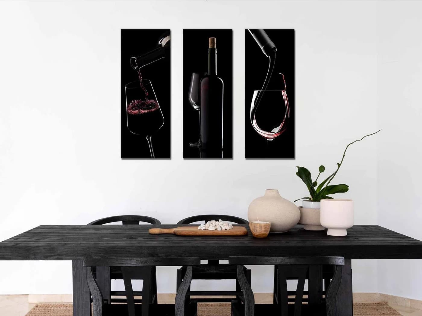 artissimo Glasbild 30x80cm Bild aus Glas Küche Küchenbild hoch schmal Wein-Glas, Essen und Trinken: Wein I - Bild 3
