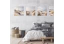 artissimo Glasbild Leuchtturm Strand Beige Modern Bild 4