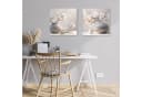 artissimo Glasbild 50x50 cm Beige Stillleben Wandbild Bild 3
