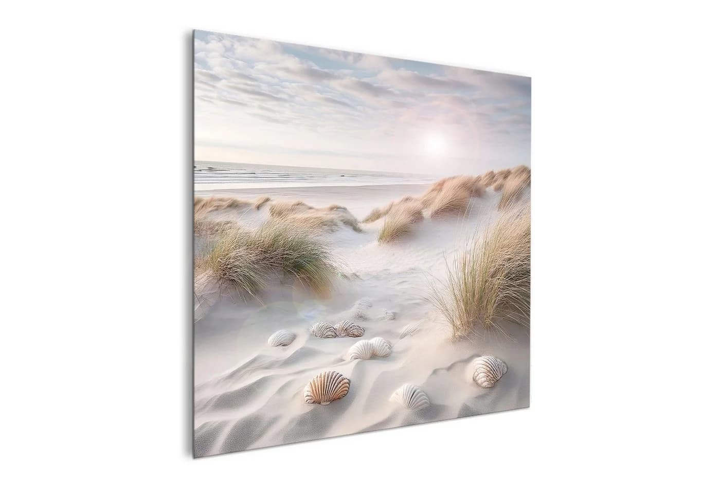artissimo Glasbild Strand und Meer 30x30 cm Wandbild - Bild 5