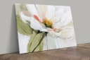 artissimo Leinwandbild 70x50 cm - Abstrakte Blüte Salbei-Grün Bild 3