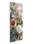 artissimo Glasbild Blumenmotiv Salbei Wandbild Hochformat Bild 1