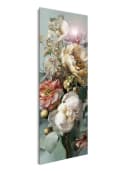 artissimo Glasbild 30x80cm Blumenmotiv Salbeitöne Wandbild Bild 1