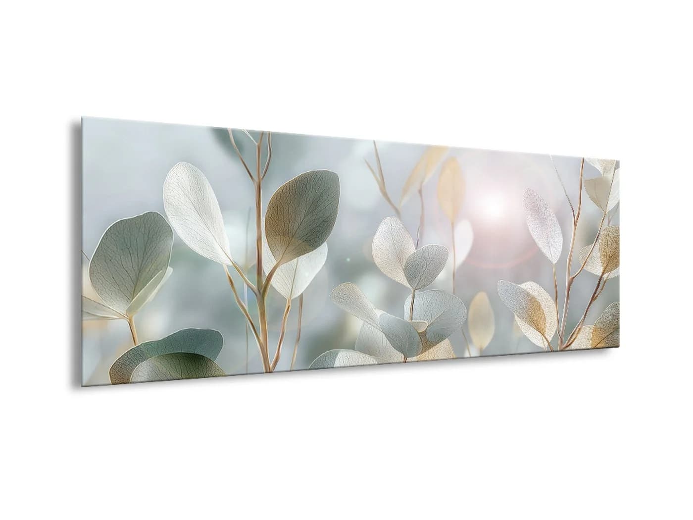 artissimo Glasbild Botanical Leaves 80x30 cm