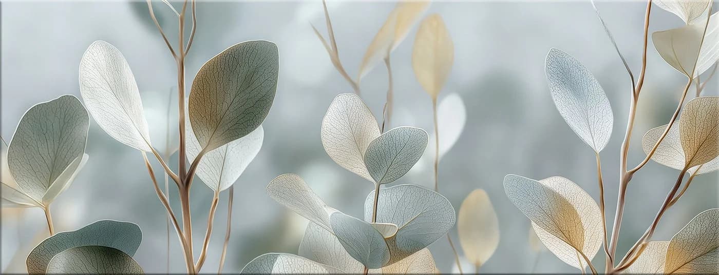 artissimo Glasbild Botanical Leaves 80x30 cm - Bild 2