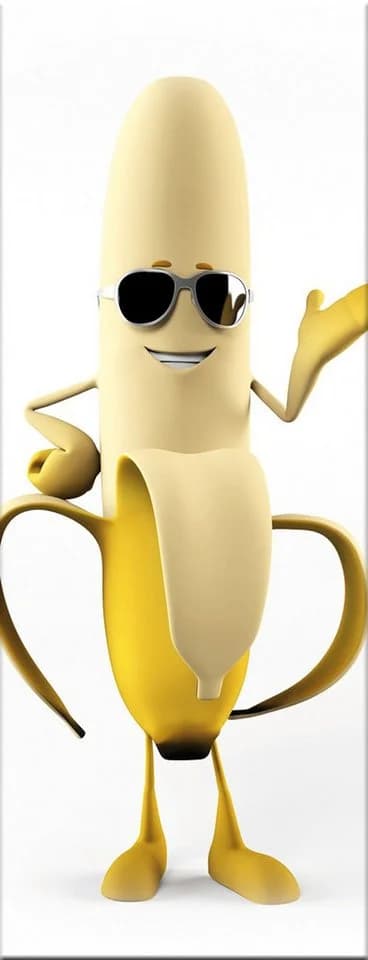 artissimo Glasbild 30x80cm Banane Obst Küchenbild - Bild 2