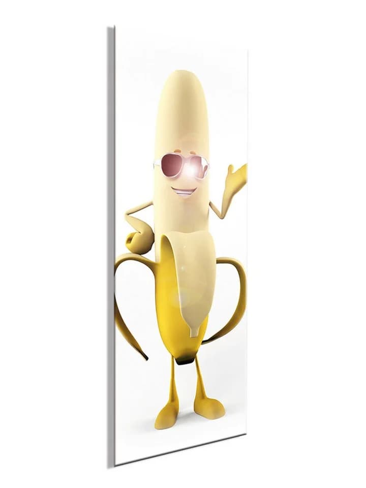 artissimo Glasbild 30x80cm Banane Obst Küchenbild - Bild 3