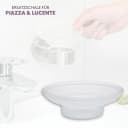 bremermann Ersatzseifenschale Bad-Serie PIAZZA & LUCENTE Satiniertes Glas Bild 1