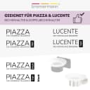 bremermann Ersatzseifenschale Bad-Serie PIAZZA & LUCENTE Satiniertes Glas Bild 3