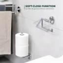 bremermann Toilettenpapierhalter LUCENTE Edelstahl Verchromt Modern Bild 5