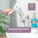 bremermann Haartrocknerhalter PIAZZA Edelstahl Matt mit Kabelhalterung Bild 4