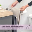bremermann Handtuchstange PIAZZA Edelstahl Matt 2-armig Bild 3