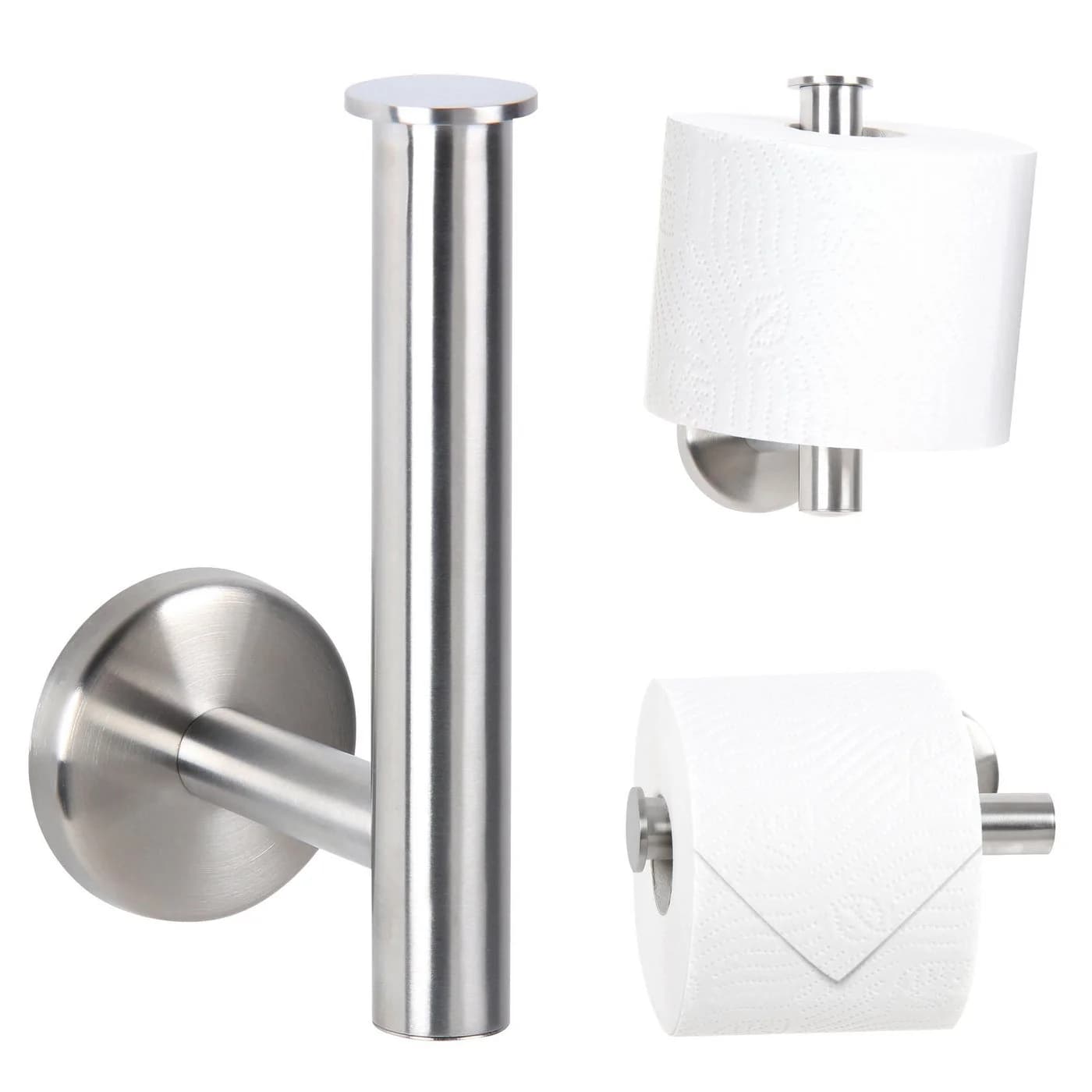 bremermann Toilettenpapierhalter PIAZZA 2in1 Edelstahl Matt - Bild 2