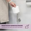 bremermann Toilettenpapierhalter PIAZZA 2in1 Edelstahl Matt Bild 4