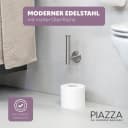 bremermann Toilettenpapierhalter PIAZZA 2in1 Edelstahl Matt Bild 5