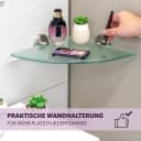 bremermann Wandregal Bad-Serie PIAZZA Glas Edelstahl Matt Bild 4