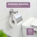 bremermann Toilettenpapierhalter PIAZZA mit Blende Edelstahl matt Bild 4