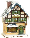 Hubrig Volkskunst GmbH Sammelfigur Haus Zuckerbäckerei, elektrisch beleuchtet, Holz, 12x15x17 cm Bild 2
