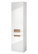 WELLTIME Hochschrank Siena Weiß Hochglanz Bild 2