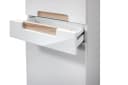 WELLTIME Hochschrank Siena Weiß Hochglanz Bild 4