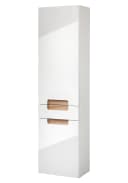 WELLTIME Hochschrank Siena Weiß Hochglanz Bild 5