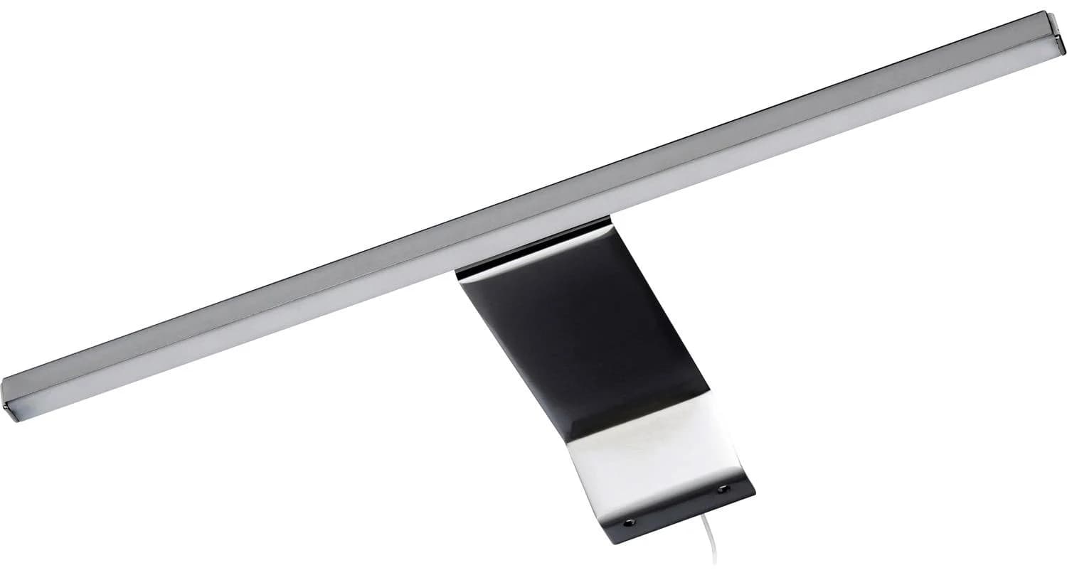 Welltime LED Aufbaustrahler Siena Silber für Spiegelschrank