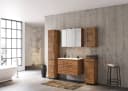 WELLTIME Unterschrank Luena Eiche Schwarz mit Soft-Close Bild 1