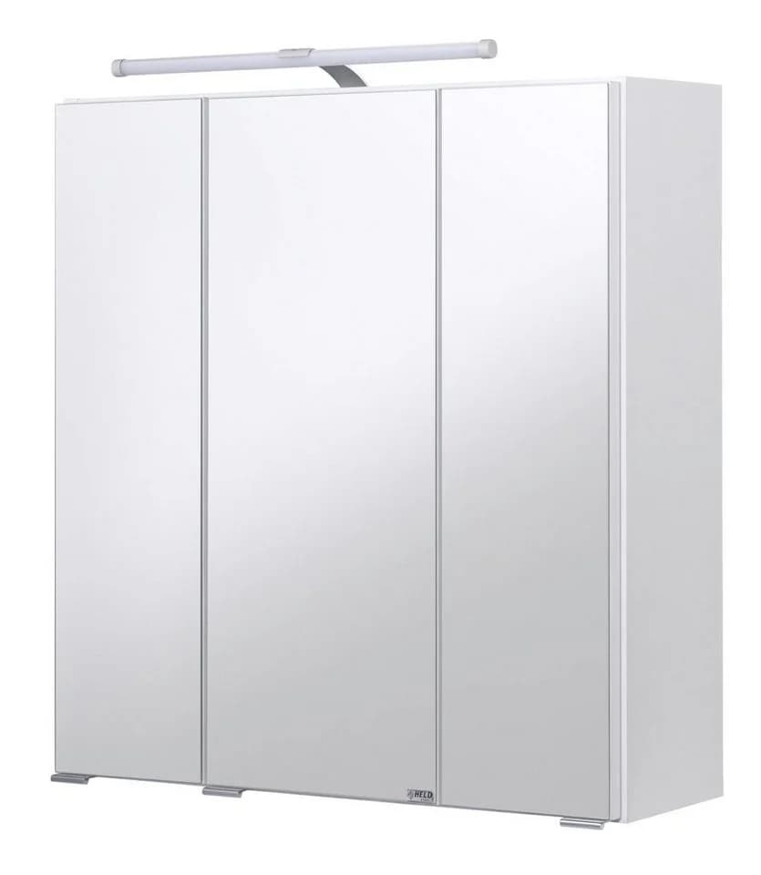 WELLTIME Spiegelschrank Jaca Weiß mit LED und Steckdose - Bild 2