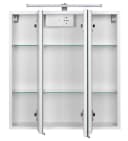 WELLTIME Spiegelschrank Jaca Weiß mit LED und Steckdose Bild 3