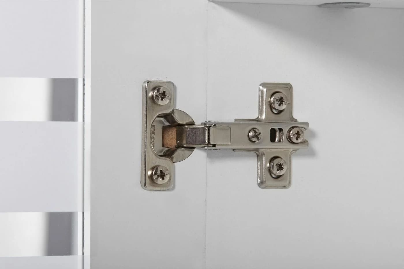 WELLTIME Hängeschrank Jaca Weiß Hochglanz 2 Türen - Bild 5