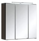 WELLTIME Spiegelschrank Cardiff Grau mit LED und Steckdose Bild 2