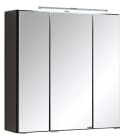 WELLTIME Spiegelschrank Cardiff Grau mit LED und Steckdose Bild 3