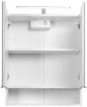 WELLTIME Spiegelschrank 60cm Weiß mit LED und Steckdose Bild 1